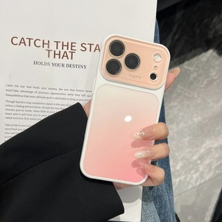 Ốp điện thoại màu gradient cửa sổ 17 inch sang trọng phù hợp cho iPhone 14, 15, 16, 17 Pro Max bao gồm tất cả các bộ phim ống kính tích hợp và vỏ silicon chống rơi