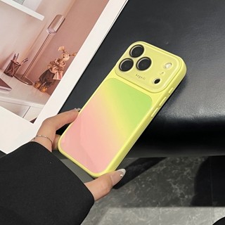 Ốp điện thoại màu gradient cửa sổ 17 inch sang trọng phù hợp cho iPhone 14, 15, 16, 17 Pro Max bao gồm tất cả các bộ phim ống kính tích hợp và vỏ silicon chống rơi