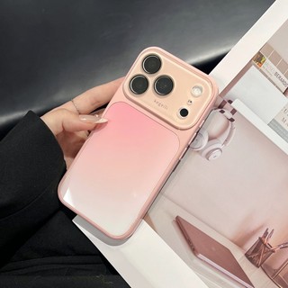 Ốp điện thoại màu gradient cửa sổ 17 inch sang trọng phù hợp cho iPhone 14, 15, 16, 17 Pro Max bao gồm tất cả các bộ phim ống kính tích hợp và vỏ silicon chống rơi