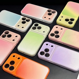 Ốp điện thoại màu gradient cửa sổ 17 inch sang trọng phù hợp cho iPhone 14, 15, 16, 17 Pro Max bao gồm tất cả các bộ phim ống kính tích hợp và vỏ silicon chống rơi