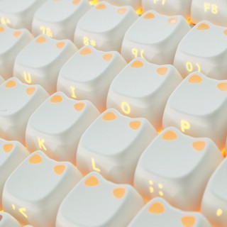 Keycaps Tai Mèo MAO Profile Side Shine Through PBT Chất Liệu Keycap