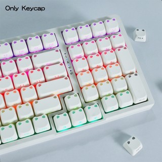 Keycaps Tai Mèo MAO Profile Side Shine Through PBT Chất Liệu Keycap