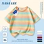 Áo thun màu trắng cho trẻ em NASA, Cotton thoáng khí, thích hợp cho bé trai bé gái 3-16 tuổi, thiết kế tối giản & phong cách phù hợp