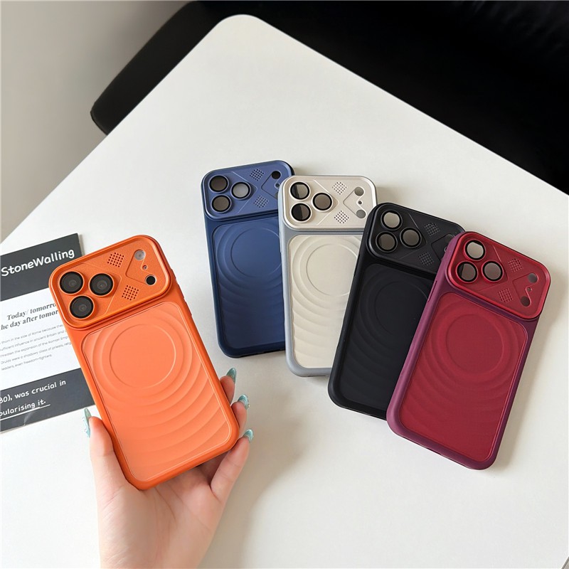 Ốp điện thoại TPU họa tiết sóng iPhone 17 Pro Max