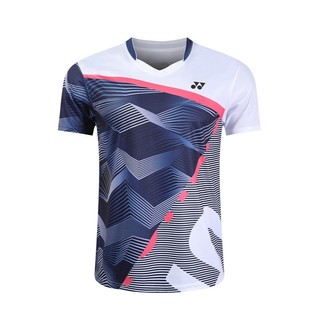 Áo thi đấu cầu lông YONEX tay ngắn khô nhanh, áo sơ mi chạy bộ thể dục thông thường