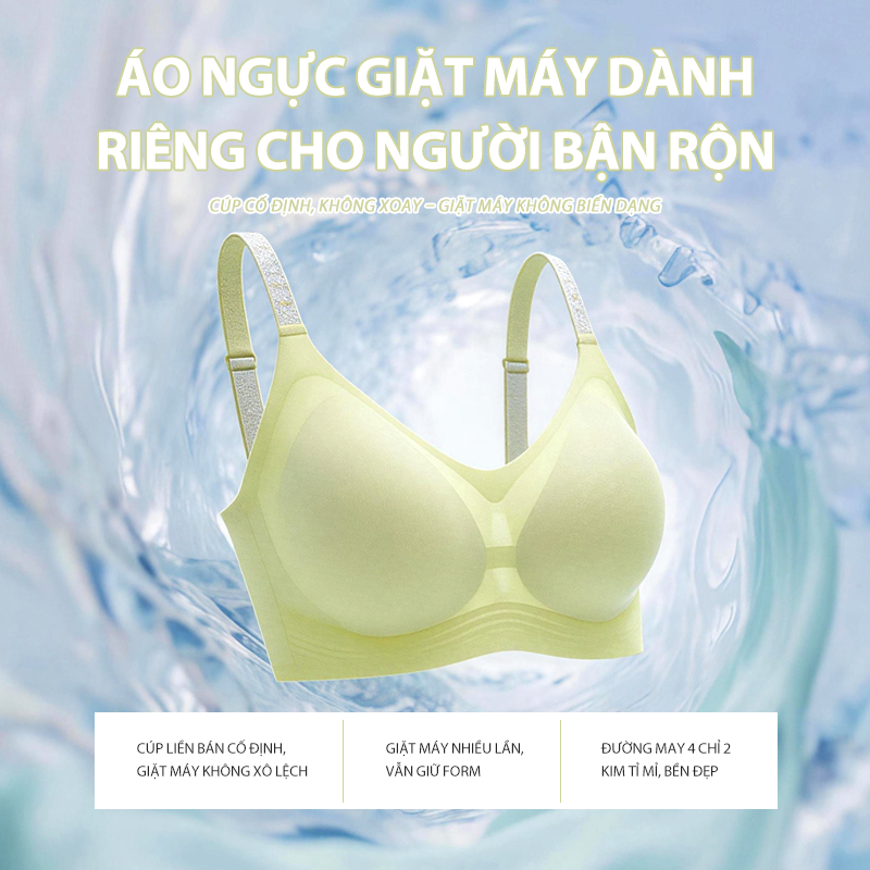 Tulandut Combo 2 Áo Ngực Không Gọng Nữ Bra Dây Chữ Ảo Diệu, Nâng Ngực Mềm Vải Mát Lạnh Kháng Khuẩn