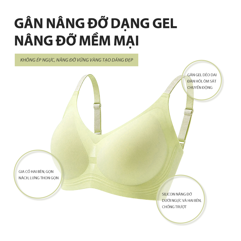 Tulandut Combo 2 Áo Ngực Không Gọng Nữ Bra Dây Chữ Ảo Diệu, Nâng Ngực Mềm Vải Mát Lạnh Kháng Khuẩn