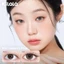 Kính áp tròng Kilala màu nâu Yay Radiowave Black/Wild Fruit Brown/Sakura Pink lens cận 6 tháng DIA 14.2-14.5mm có độ (0-7)
