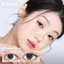 Kính áp tròng Kilala màu nâu Yay Radiowave Black/Wild Fruit Brown/Sakura Pink lens cận 6 tháng DIA 14.2-14.5mm có độ (0-7)