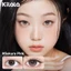 Kính áp tròng Kilala màu nâu Yay Radiowave Black/Wild Fruit Brown/Sakura Pink lens cận 6 tháng DIA 14.2-14.5mm có độ (0-7)