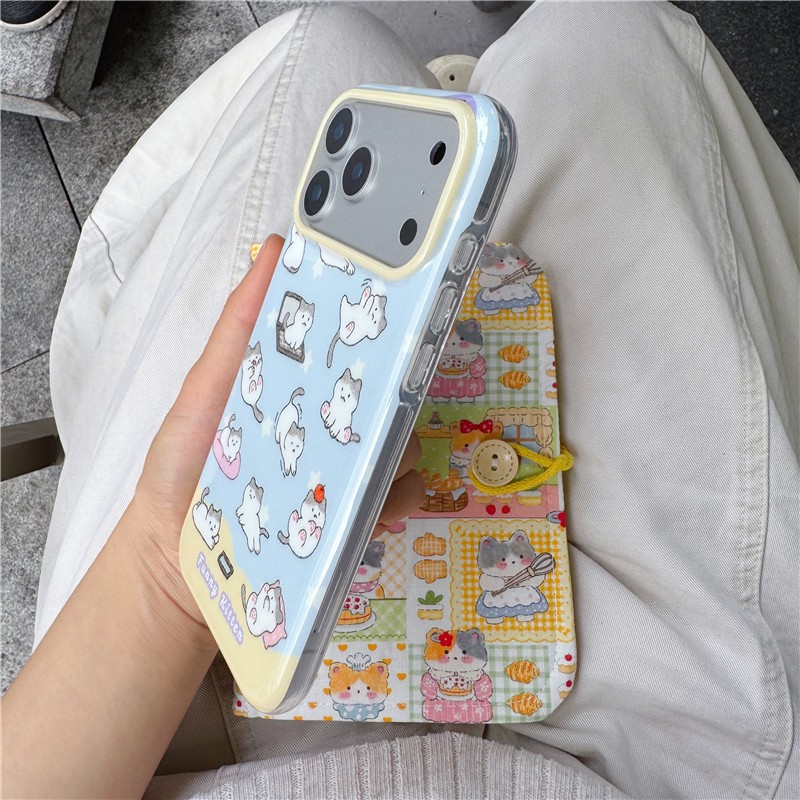 Ốp điện thoại xử lý IMD cho iPhone 17 Pro Max kitty