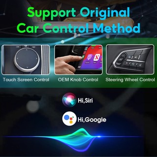 Bộ chuyển đổi Carplay không dây Android Auto Apple Carplay Adapter Plug and Play Mini Wireless Carplay Adapter