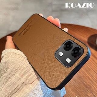Ốp Điện Thoại Da PU Retro Tương Thích Cho [OPPO A6s 5G] TPU Mềm Sang Trọng Phong Cách Kinh Doanh Camera Bảo Vệ Mặt Sau NY01