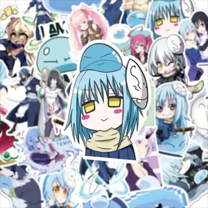Nhãn dán Rimuru Tempest (48 tờ) Nhãn dán hoạt hình King Rimuru Tempest dễ thương Hai chiều Bán chạy Truyện tranh Nhật Bản Hành lý tự làm sáng tạo