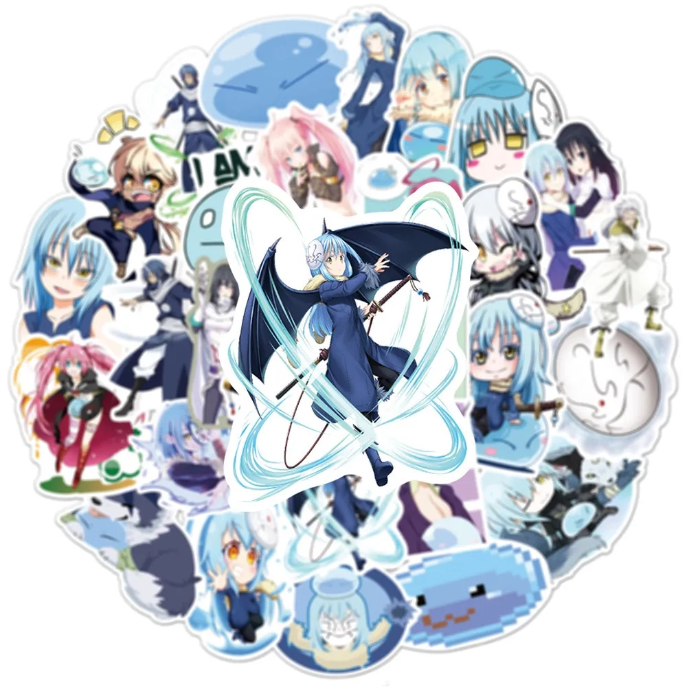 [Zoci] Nhãn dán Rimuru Tempest (48 tờ) Nhãn dán hoạt hình King Rimuru Tempest dễ thương Hai chiều Bán chạy Truyện tranh Nhật Bản Hành lý tự làm sáng tạo