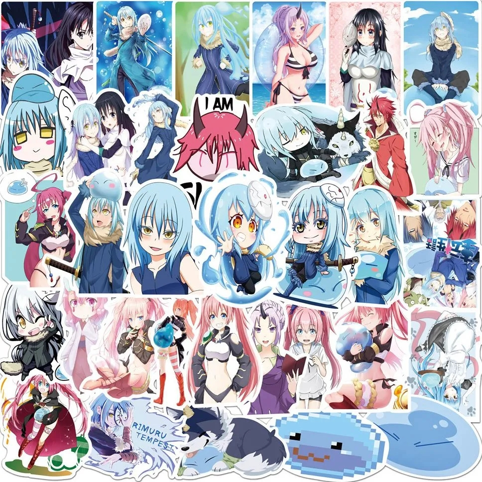 [Zoci] Nhãn dán Rimuru Tempest (48 tờ) Nhãn dán hoạt hình King Rimuru Tempest dễ thương Hai chiều Bán chạy Truyện tranh Nhật Bản Hành lý tự làm sáng tạo