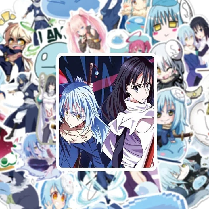 [Zoci] Nhãn dán Rimuru Tempest (48 tờ) Nhãn dán hoạt hình King Rimuru Tempest dễ thương Hai chiều Bán chạy Truyện tranh Nhật Bản Hành lý tự làm sáng tạo