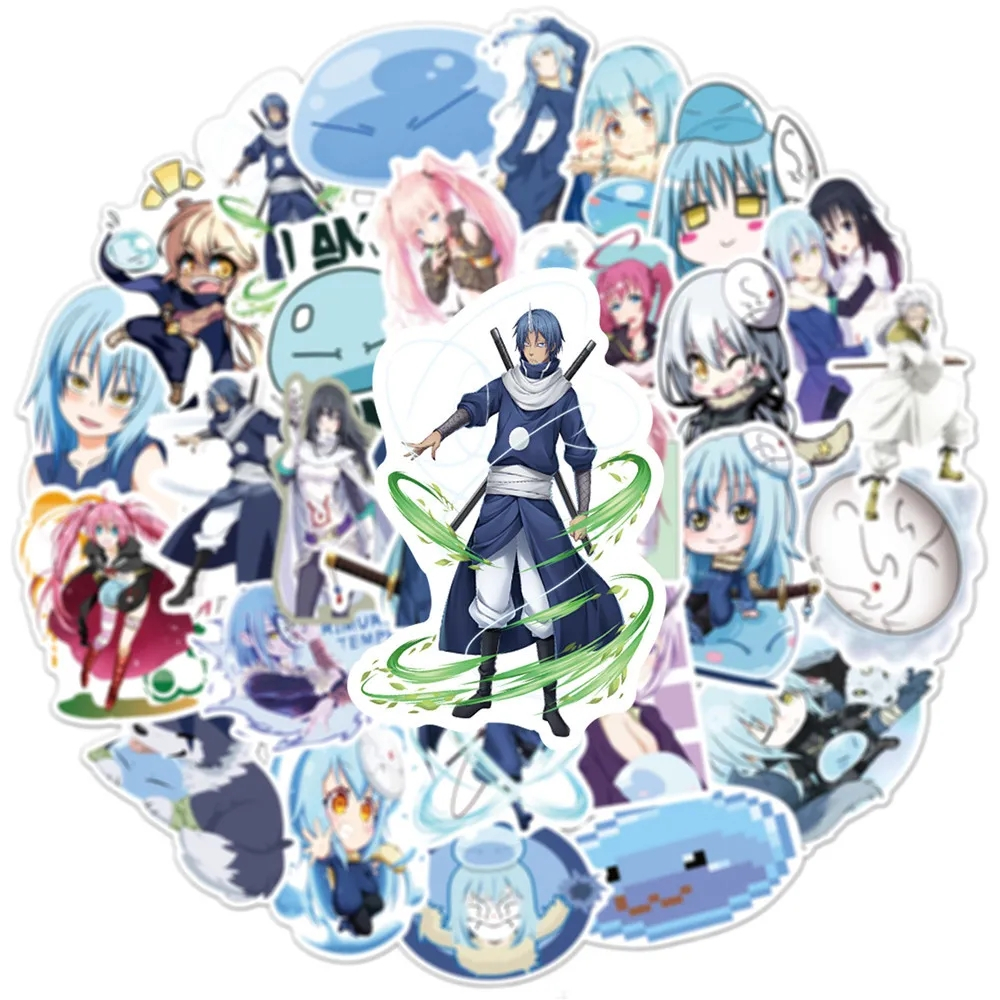 [Zoci] Nhãn dán Rimuru Tempest (48 tờ) Nhãn dán hoạt hình King Rimuru Tempest dễ thương Hai chiều Bán chạy Truyện tranh Nhật Bản Hành lý tự làm sáng tạo