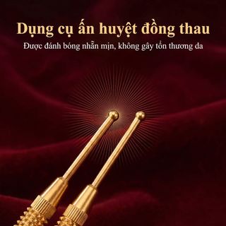 Con lăn massage mặt bằng đồng - Kích hoạt da, làm đẹp và săn chắc khuôn mặt