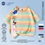 Áo thun ngắn tay mùa hè dành cho trẻ em NASA Sanrio Cotton nguyên chất thoáng khí cỡ vừa lớn dành cho trẻ em in hình vui nhộn