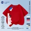 Áo thun ngắn tay mùa hè dành cho trẻ em NASA Sanrio Cotton nguyên chất thoáng khí cỡ vừa lớn dành cho trẻ em in hình vui nhộn