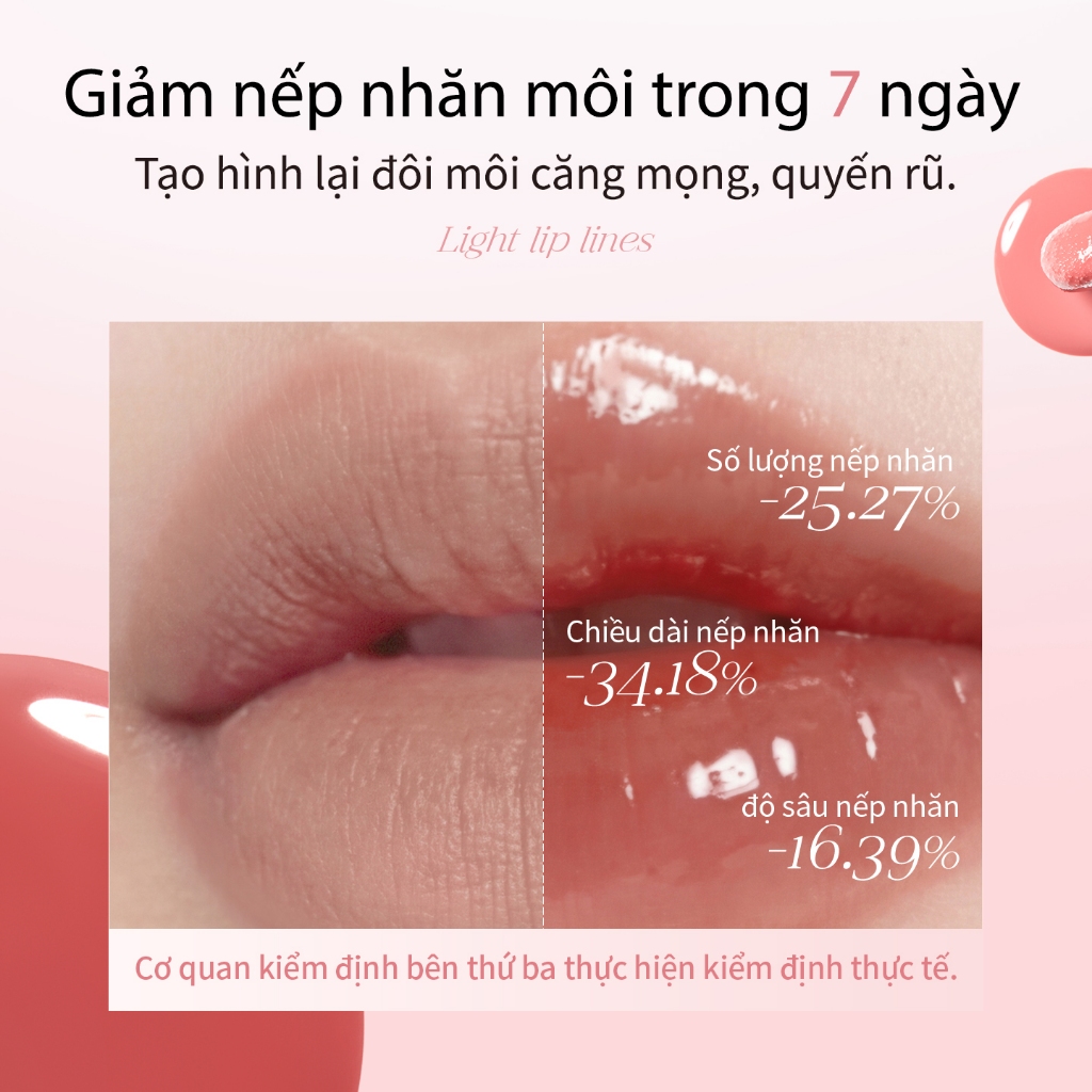 Son Bóng Mooekiss Plumping Gloss, Căng Mọng Môi, Hiệu Ứng Gương, Dưỡng Ẩm, Lâu Trôi