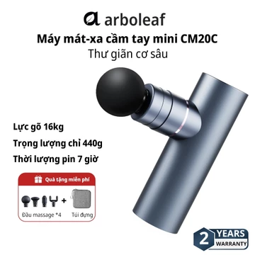 Súng mát xa Arboleaf Kim loại Súng mát xa Mini Mô sâu Máy mát xa thư giãn cơ bắp Điện
