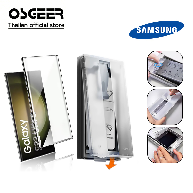 Osgeer Gốm Bảo Vệ Màn Hình Không Phải Phim Kính, Kết Cấu HD Cho Samsung Galaxy S22 Ultra S23 Ultra S23 S24 Plus S22 S21 Plus S24 Ultra