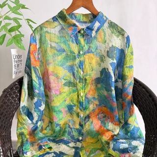 Áo sơ mi dài tay Cotton dài tay phong cách Hàn Quốc dành cho nữ