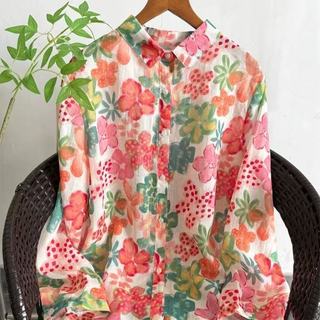 Áo sơ mi dài tay Cotton dài tay phong cách Hàn Quốc dành cho nữ
