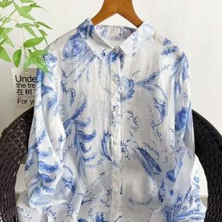 Áo sơ mi dài tay Cotton dài tay phong cách Hàn Quốc dành cho nữ