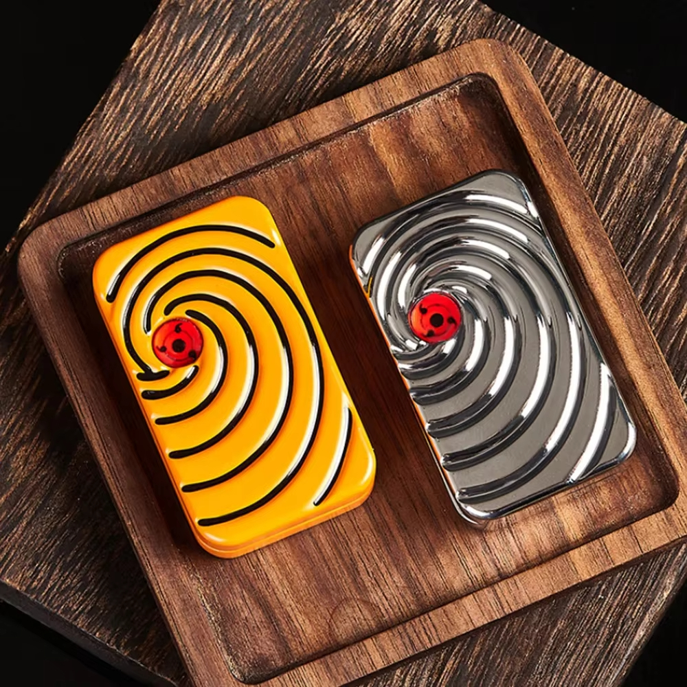 1 Máy Tính EDC Sharingan Fidget Hộp Trượt Từ Thẻ Đẩy Giảm Căng Thẳng Đồ Chơi Anime Ngoại Vi Quà Tặng Dành Cho Người Lớn