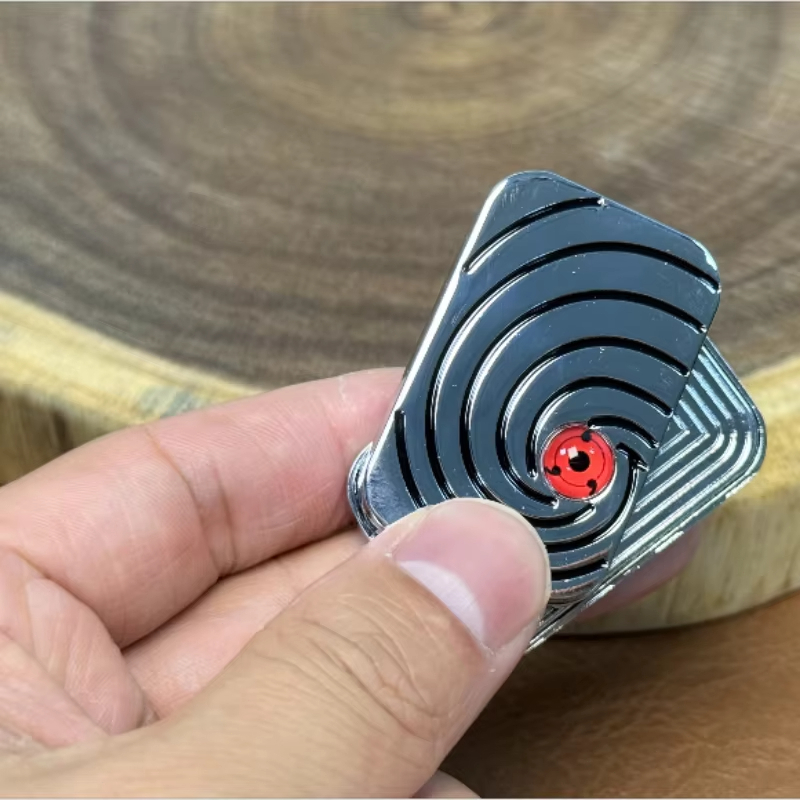 1 Máy Tính EDC Sharingan Fidget Hộp Trượt Từ Thẻ Đẩy Giảm Căng Thẳng Đồ Chơi Anime Ngoại Vi Quà Tặng Dành Cho Người Lớn
