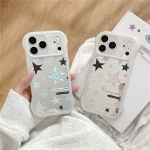 Ốp điện thoại chất liệu Acrylic hình ngôi sao gương cho iPhone 17 Pro Max