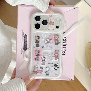 Ốp điện thoại chất liệu Acrylic cho iPhone 17 Pro Max kitty