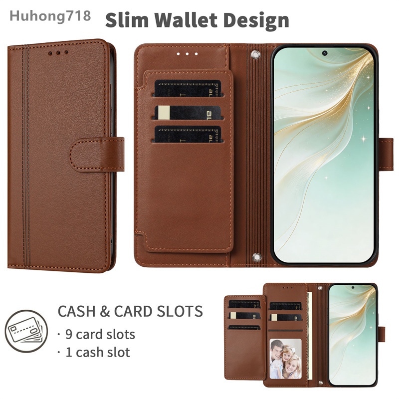 Dành Cho Infinix GT 20 30 50 Smart 4 7 Zero 20 30 40 2023 Pro 4G 5G Flip Wallet Case Da Thả Bảo Vệ Có Khe Cắm Thẻ Vỏ Silicon Mềm Dây Đeo Tay Sạc Không Dây