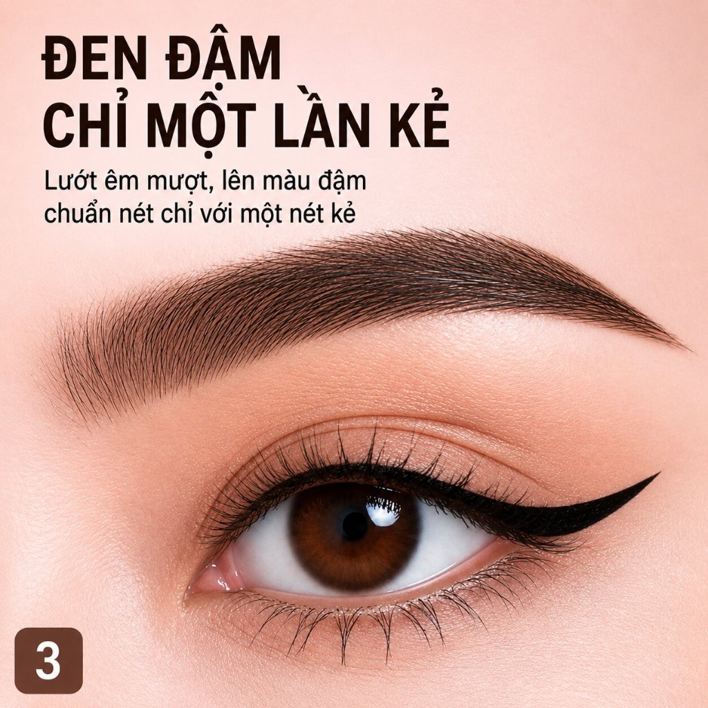 👑【ĐỘC QUYỀN】Bút Kẻ Mắt Đắp Nổi Adel- Thiết Kế Chạm Khắc Sang,Nét Siêu Mảnh Chống Nước 24H,Không Trôi