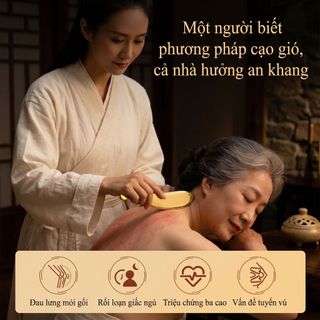 tấm Gua sha bằng đồng vật lý trị liệu TCM cơ thể gua sha Dụng cụ massage Lưng vai và cổ gua-sha dao cạo bằng đồng thau kim loại