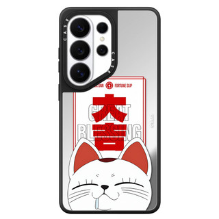 Dành Cho Samsung S26 S25 S24 S23 Ultra Plus DA DAN Lucky Cat Sticker Ốp Lưng Cứng Chống Sốc Gương