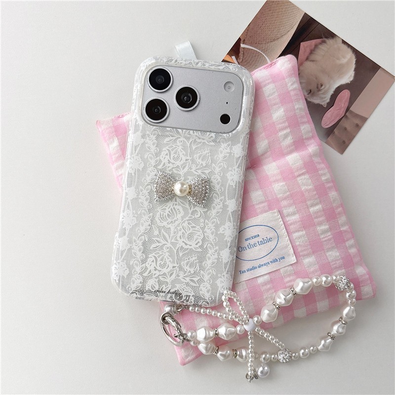 IPhone 17 Pro Max Ren nơ họa tiết chất liệu TPU xử lý IMD vỏ điện thoại