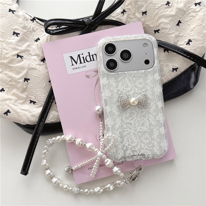 IPhone 17 Pro Max Ren nơ họa tiết chất liệu TPU xử lý IMD vỏ điện thoại