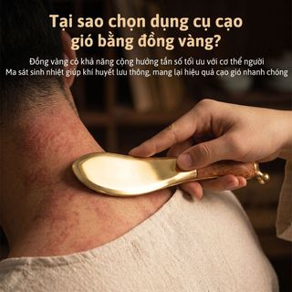Đồng Nguyên Chất Hổ Talisman Cạo Ban Châm Cứu Massage Toàn Thân Đa Năng Đồng Cạo Dao