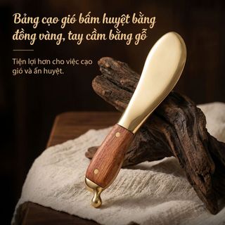 Đồng Nguyên Chất Hổ Talisman Cạo Ban Châm Cứu Massage Toàn Thân Đa Năng Đồng Cạo Dao