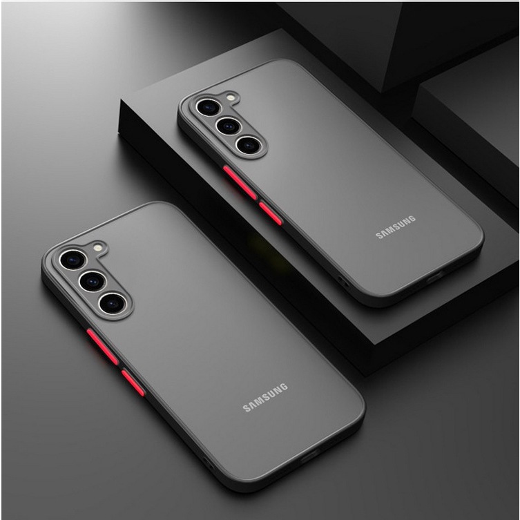 Ốp điện thoại nhám chống sốc cho Samsung ss Galaxy S26 S25 Edge S24 S23 S22 S21 S20 FE Note 20 10 Ultra S10 Plus S26+ S25+ S24+ S23+ S22+ S21+ S20+ S10+ 4G 5G 2026