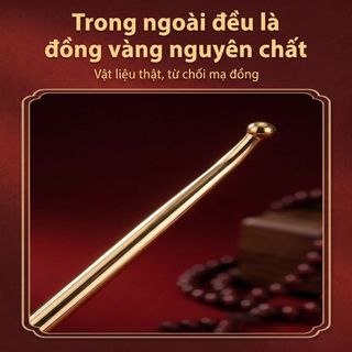 Đồng Nguyên Chất Châm Cứu Bút Châm Cứu Auriture Vật Lý Trị Liệu Châm Cứu Bút Kinh Tuyến Massage Kim Thăm Dò