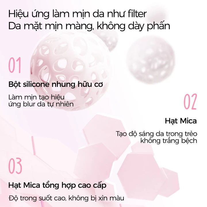 Funny Elves Phấn phủ Phi Sương 10g - Phấn phủ dạng bột mỏng nhẹ kiềm dầu, làm mờ lỗ chân lông và mịn da, lớp nền mướt mịn không lo mốc nền