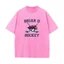 Briar U HOCKEY Áo nam Nữ Ngộ nghĩnh Cotton Nguyên Chất Áo Thun Tròn Rửa Cổ Vintage Tay Ngắn Áo Mùa Hè Áo
