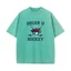 Briar U HOCKEY Áo nam Nữ Ngộ nghĩnh Cotton Nguyên Chất Áo Thun Tròn Rửa Cổ Vintage Tay Ngắn Áo Mùa Hè Áo