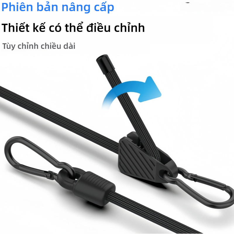Dây buộc co giãn đa năng SEAMETAL dùng cho nóc xe, xe đạp lều trại kéo giãn linh hoạt bền bỉ