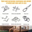 10 / 15 / 20M 304 Bộ dây thép không gỉ phủ PVC Hàng rào sân vườn Bảo hiểm Cắm trại Dây phơi quần áo Ban công Lan can Hàng rào nông nghiệp